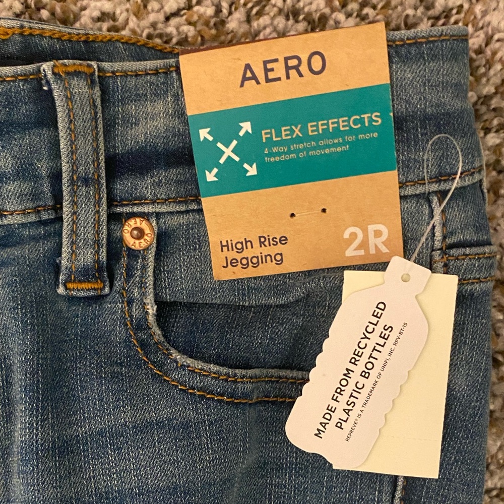 AEROPOSTALE HIGH RISE JEGGINGS - Picture 2 of 4